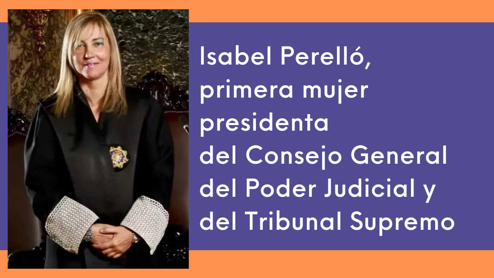 Asociación de Mujeres Jurista Themis expresa su satisfacción por el nombramiento de Isabel Perelló